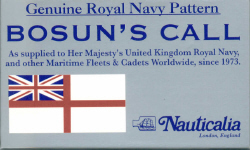 Bosun's Call & Chain - Nickel Plated